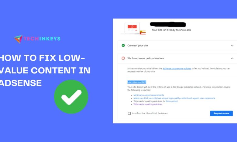 How to Fix Low-Value Content in Adsense