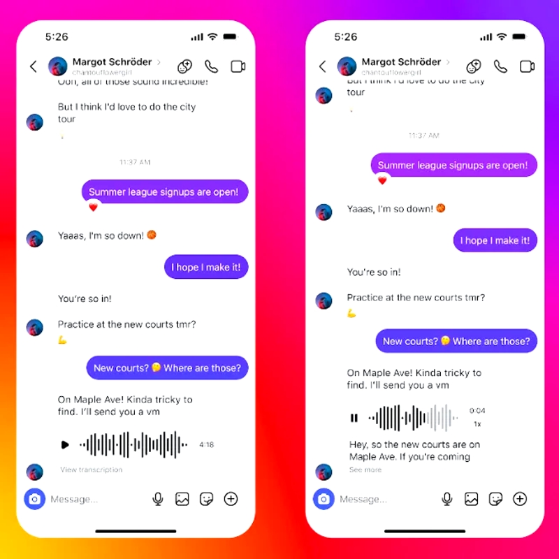 Instagram add latest features in dm 